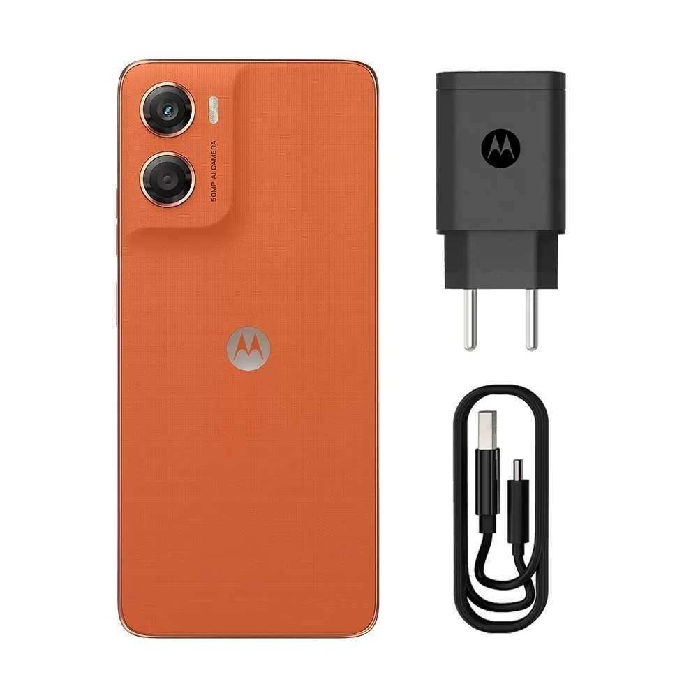 SMARTPHONE MOTOROLA MOTO G06 128GB XT2535-1 DUAL CHIP ANDROID 15 TELA 6,9 LARANJA 