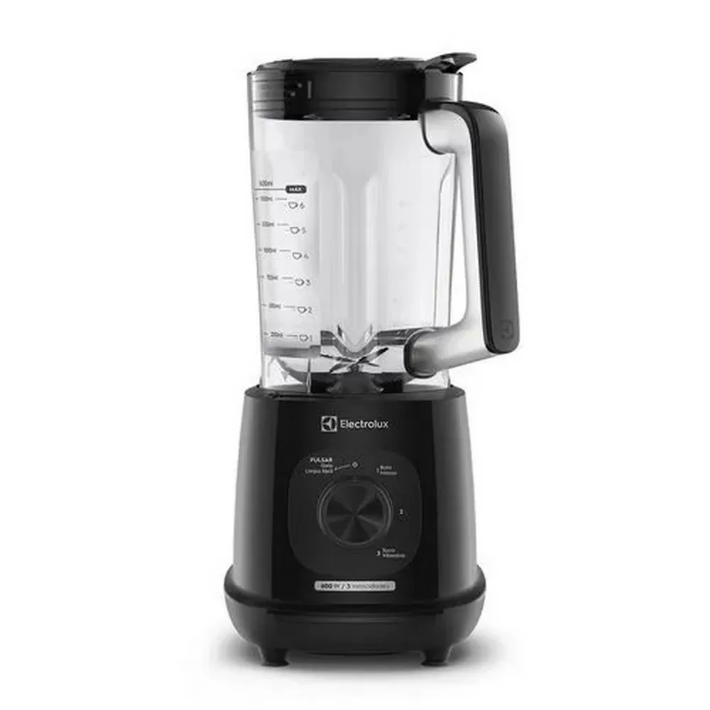 LIQUIDIFICADOR ELECTROLUX EBL700 EFFICIENT TRIFORCE 3 VELOCIDADES 2,7L 600W PRETO 220V