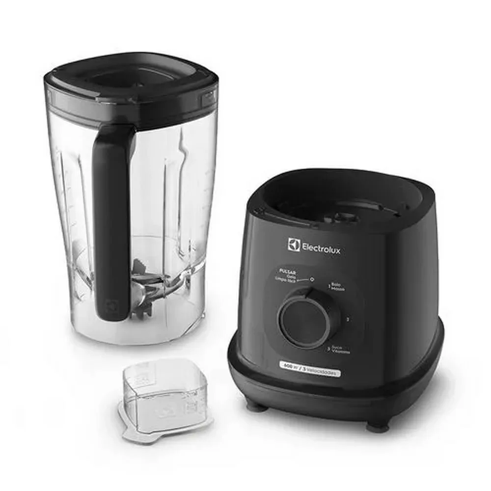 LIQUIDIFICADOR ELECTROLUX EBL700 EFFICIENT TRIFORCE 3 VELOCIDADES 2,7L 600W PRETO 220V