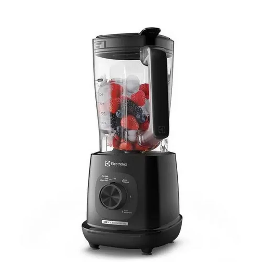 LIQUIDIFICADOR ELECTROLUX EBL700 EFFICIENT TRIFORCE 3 VELOCIDADES 2,7L 600W PRETO 220V