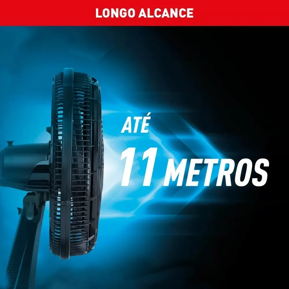 VENTILADOR DE MESA ARNO 40CM X-TREME 7 VE70 VE3700B4 7 PAS 150W PRETO 220V 