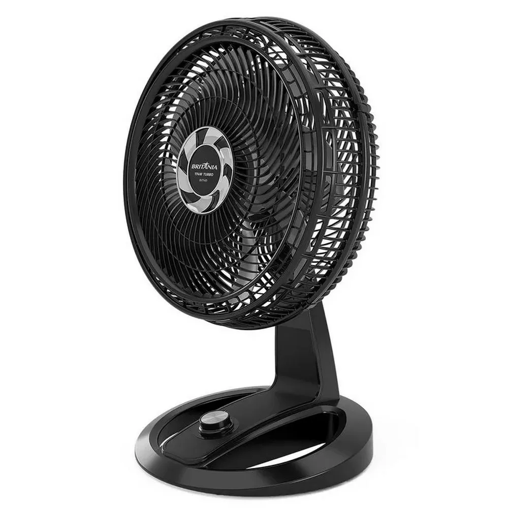 VENTILADOR DE MESA BRITANIA 47CM BVT481 2 EM 1 MAXX FORCE 8 PAS 174W PRETO 220V 
