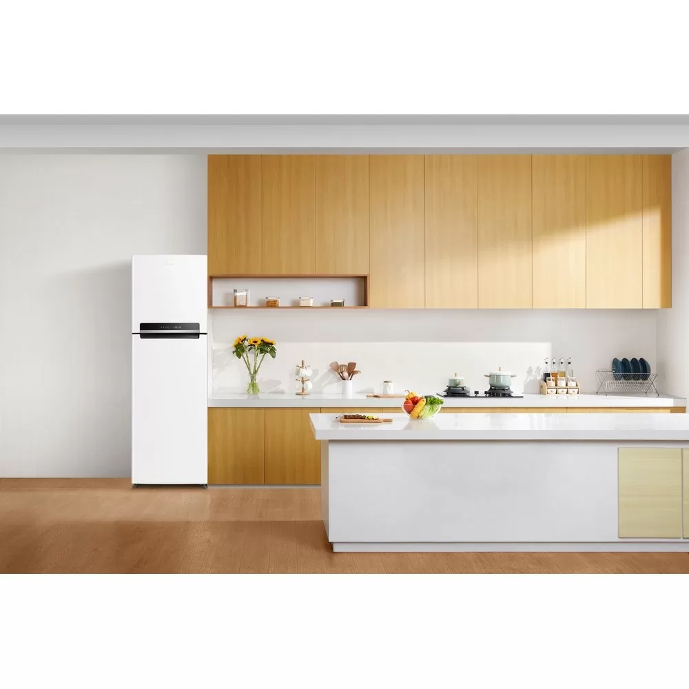 GELADEIRA MIDEA FROST FREE DUPLEX MDRT572EVD013 INVERTER 425L BRANCO BIVOLT 