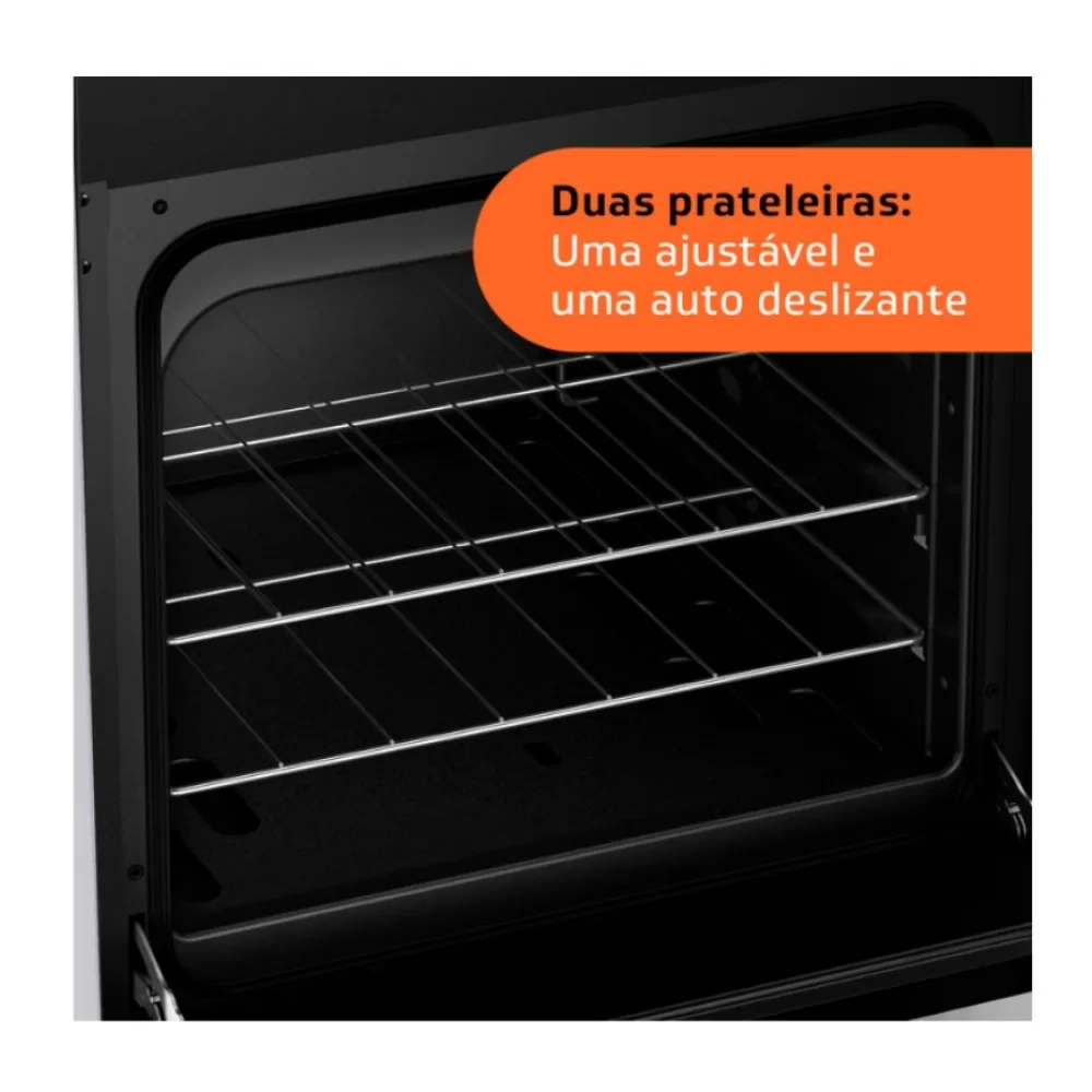 FOGAO 4 BOCAS BRASTEMP BFO4NBB BRANCO BIVOLT