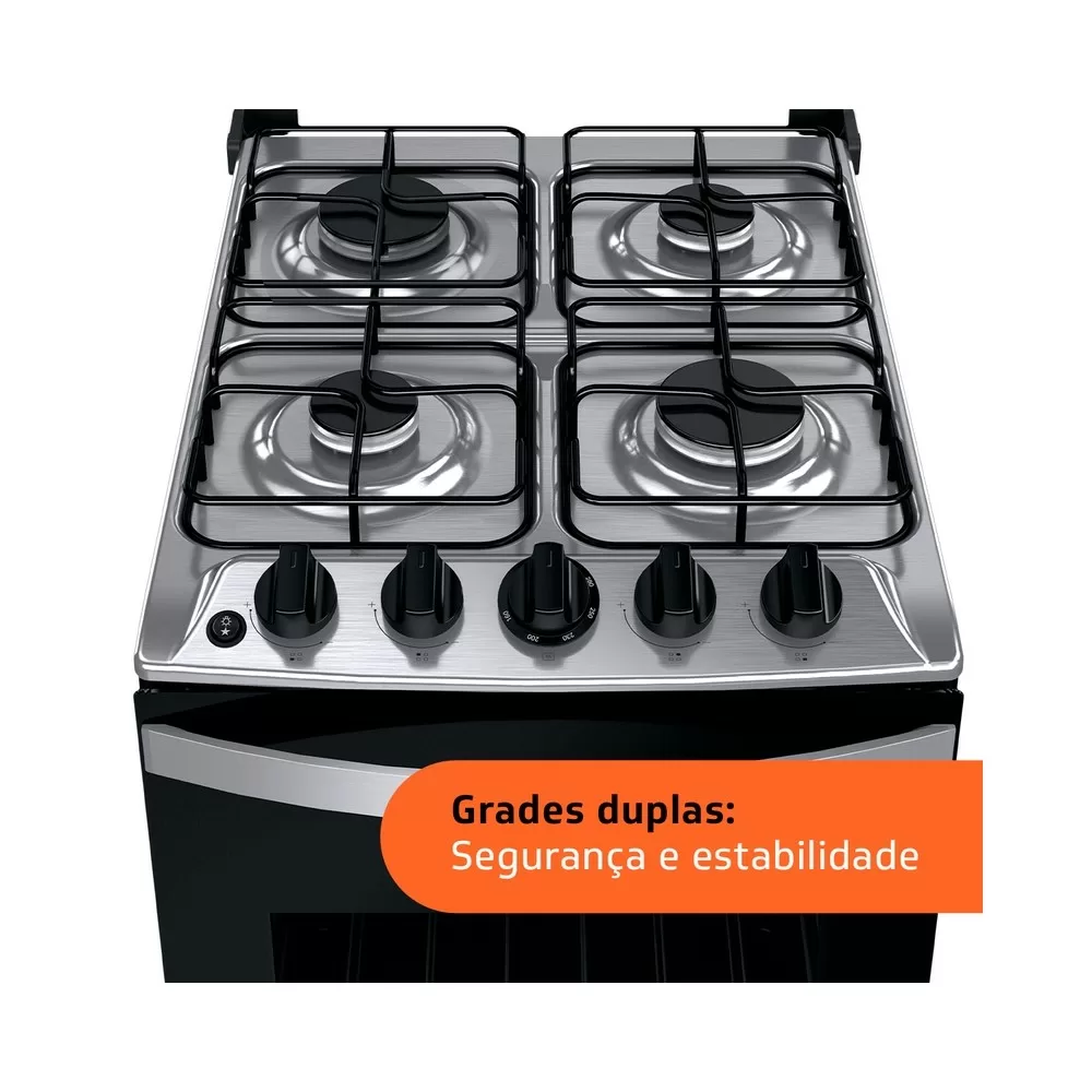 FOGAO 4 BOCAS BRASTEMP BFO4NBB BRANCO BIVOLT