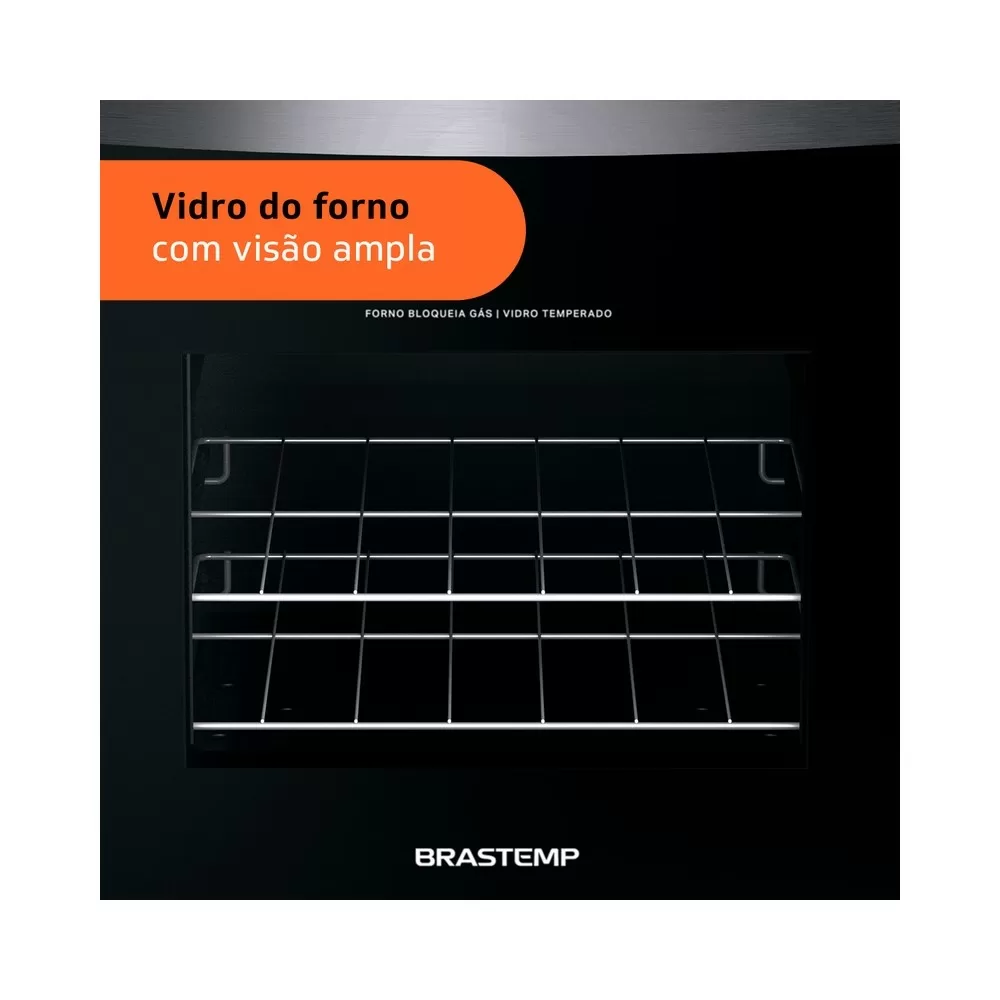 FOGAO 4 BOCAS BRASTEMP BFO4NBB BRANCO BIVOLT