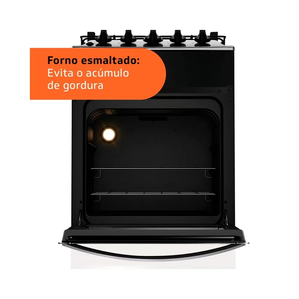 FOGAO 4 BOCAS BRASTEMP BFO4NBB BRANCO BIVOLT