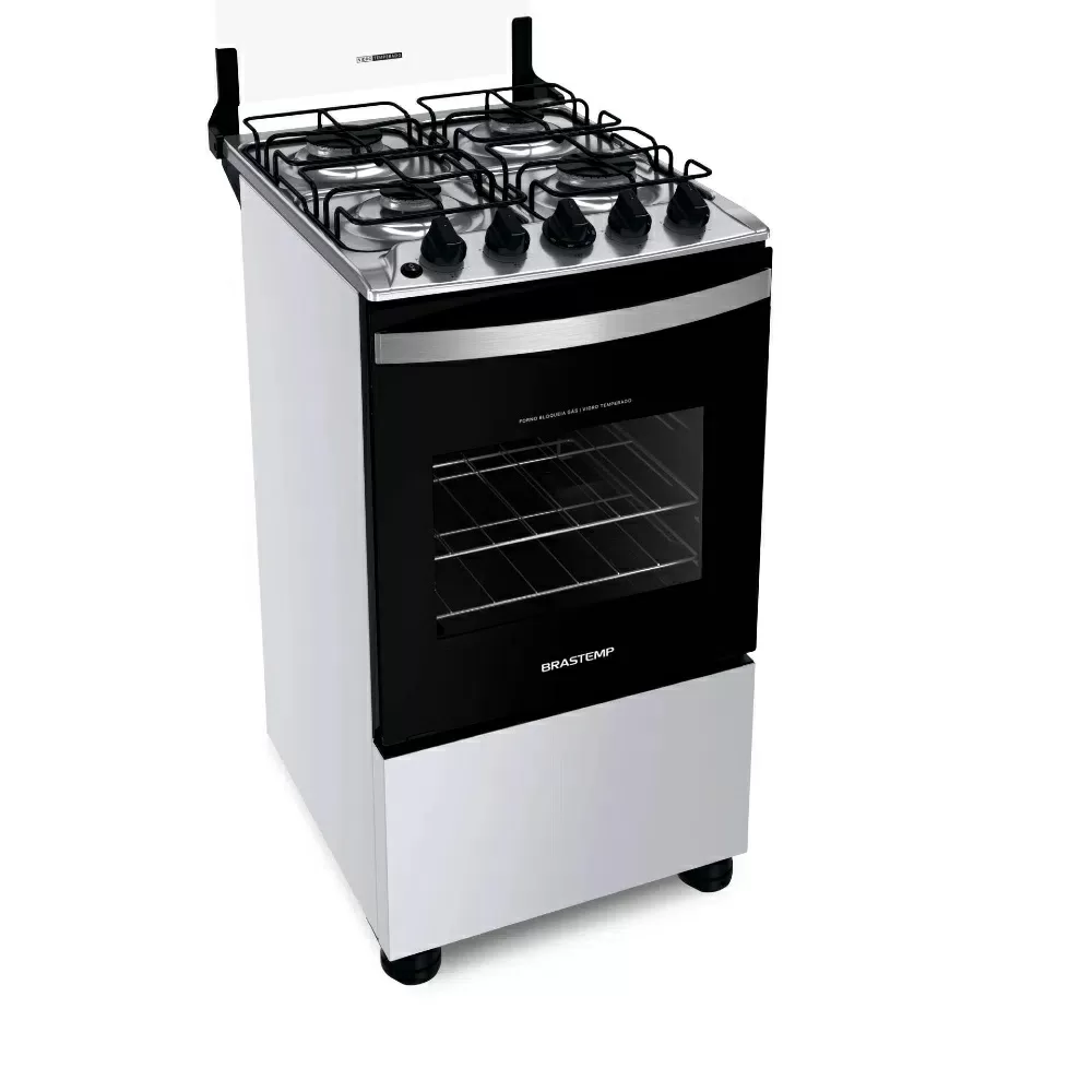 FOGAO 4 BOCAS BRASTEMP BFO4NBB BRANCO BIVOLT