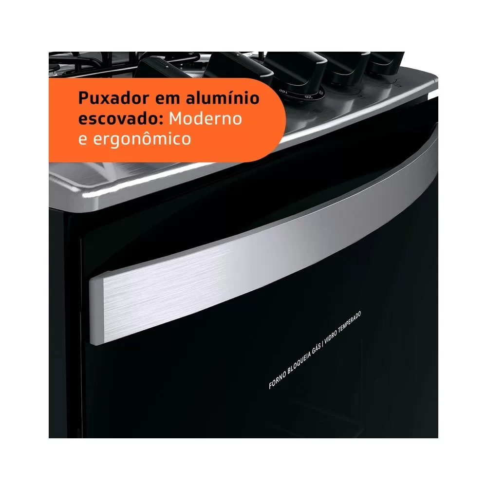 FOGAO 4 BOCAS BRASTEMP BFO4NBB BRANCO BIVOLT