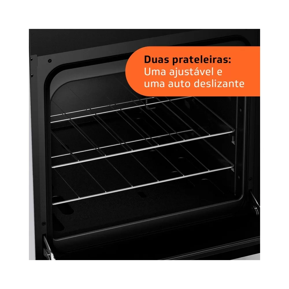 FOGAO 4 BOCAS BRASTEMP BFO4NBB BRANCO BIVOLT