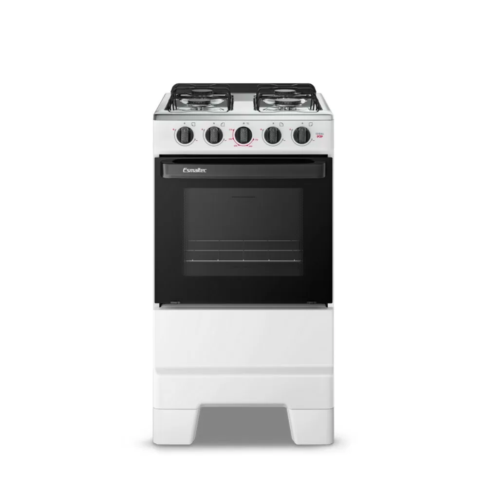 FOGAO 4 BOCAS ESMALTEC IDEAL POP 4120 BRANCO 