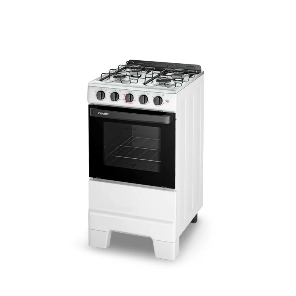 FOGAO 4 BOCAS ESMALTEC IDEAL POP 4120 BRANCO 
