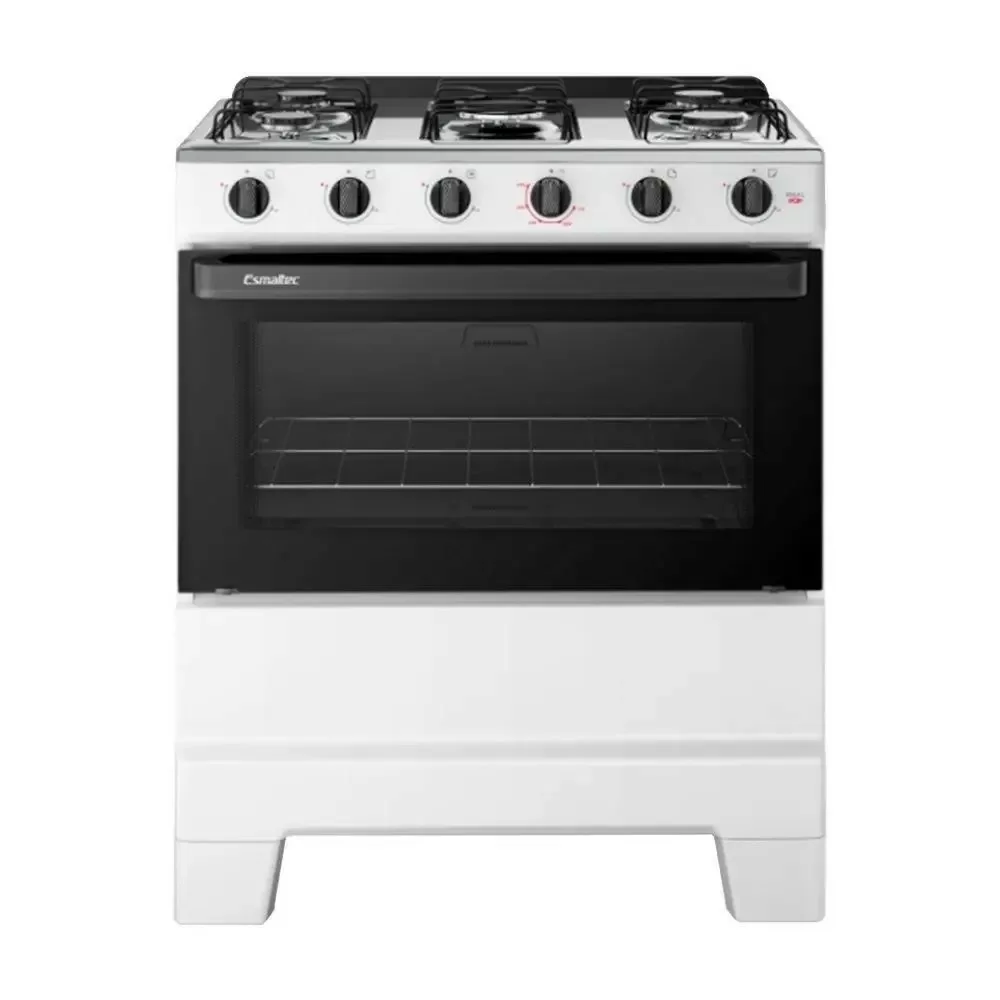 FOGAO 5 BOCAS ESMALTEC F5ISB IDEAL POP 5120 BRANCO 