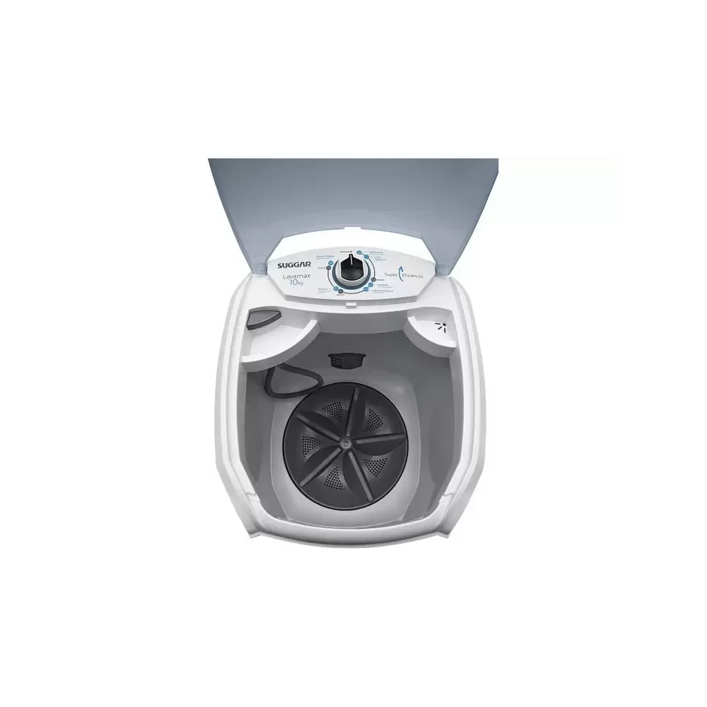 MAQUINA DE LAVAR SEMI-AUTOMATICA SUGGAR LX1022BR LAVAMAX 10KG BRANCO 220V 