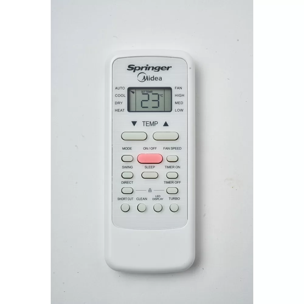 AR CONDICIONADO DE JANELA SPRINGER MIDEA ELETRÔNICO FRIO QCK105RB 10000 BTUS BRANCO 220V 