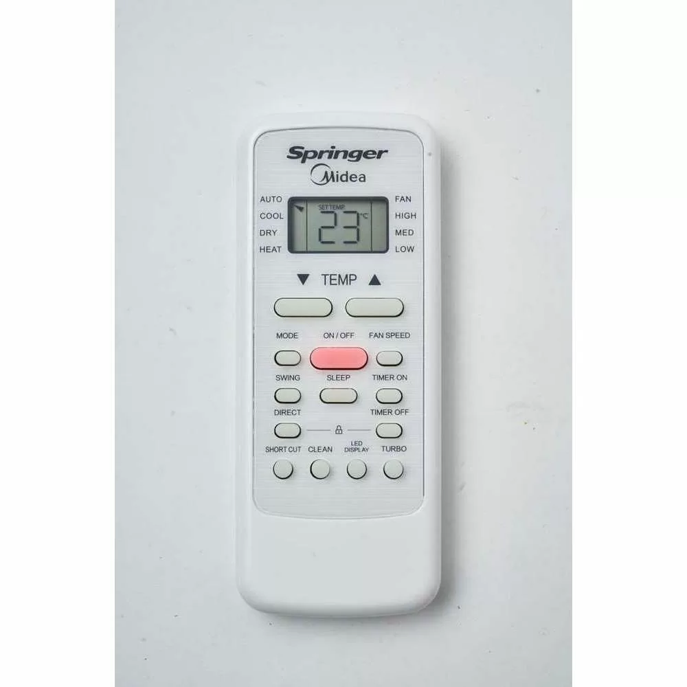 AR CONDICIONADO DE JANELA SPRINGER MIDEA ELETRONICO QCK075RB 7500 BTUS 220V 