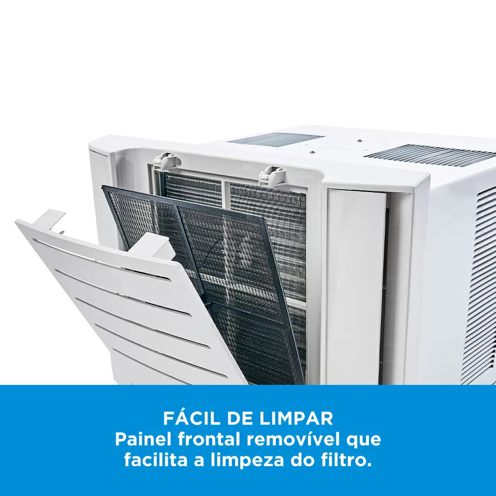 AR CONDICIONADO DE JANELA SPRINGER MIDEA ELETRONICO QCK075RB 7500 BTUS 220V 