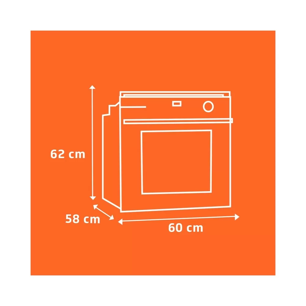 FORNO DE EMBUTIR BRASTEMP A GAS BOA84AE GRILL TOUCH TIMER 78L 220V