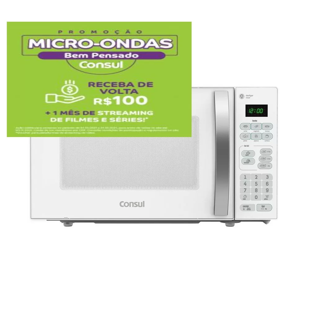 MICRO-ONDAS CONSUL CMA20BB 20L BRANCO 220V 