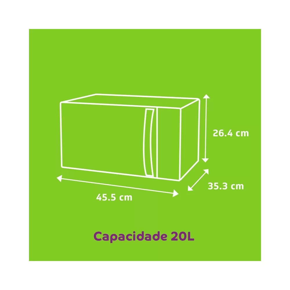 MICRO-ONDAS CONSUL CM020BF 20L ESPELHADO 220V