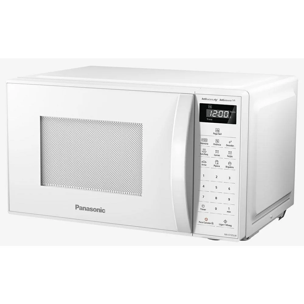 MICRO-ONDAS PANASONIC NN-ST25LWRUK 21L FUNCAO DESODORIZADOR 700W BRANCO 220V 