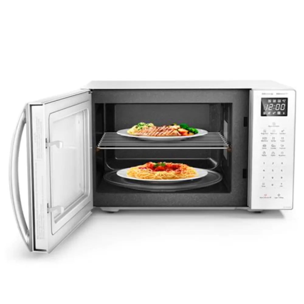 MICRO-ONDAS PANASONIC NN-ST65LWRUK 34L TECNOLOGIA ANTIBACTERIA 900W BRANCO 220V