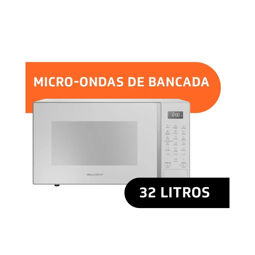 MICRO-ONDAS BRASTEMP BMS46AB 32L BRANCO 220V 
