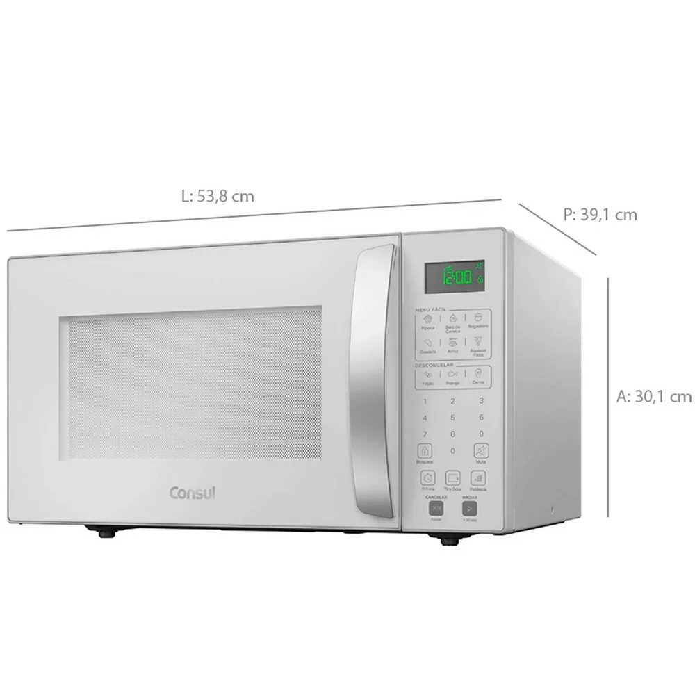 MICRO-ONDAS CONSUL CMS46ABBNA 32L BRANCO 220V 