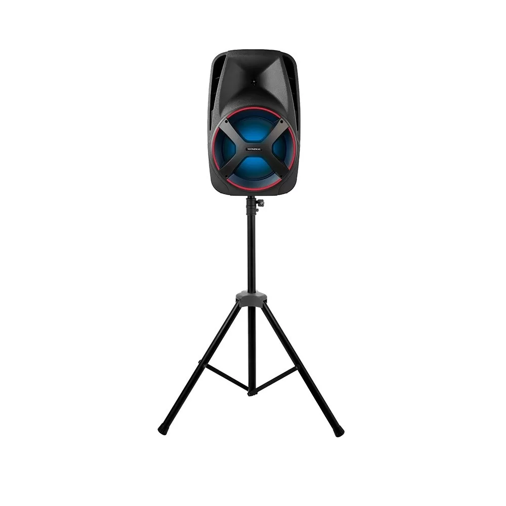 CAIXA DE SOM AMPLIFICADA MONDIAL CM-550 BLUETOOTH 550W USB PRETA BIVOLT 