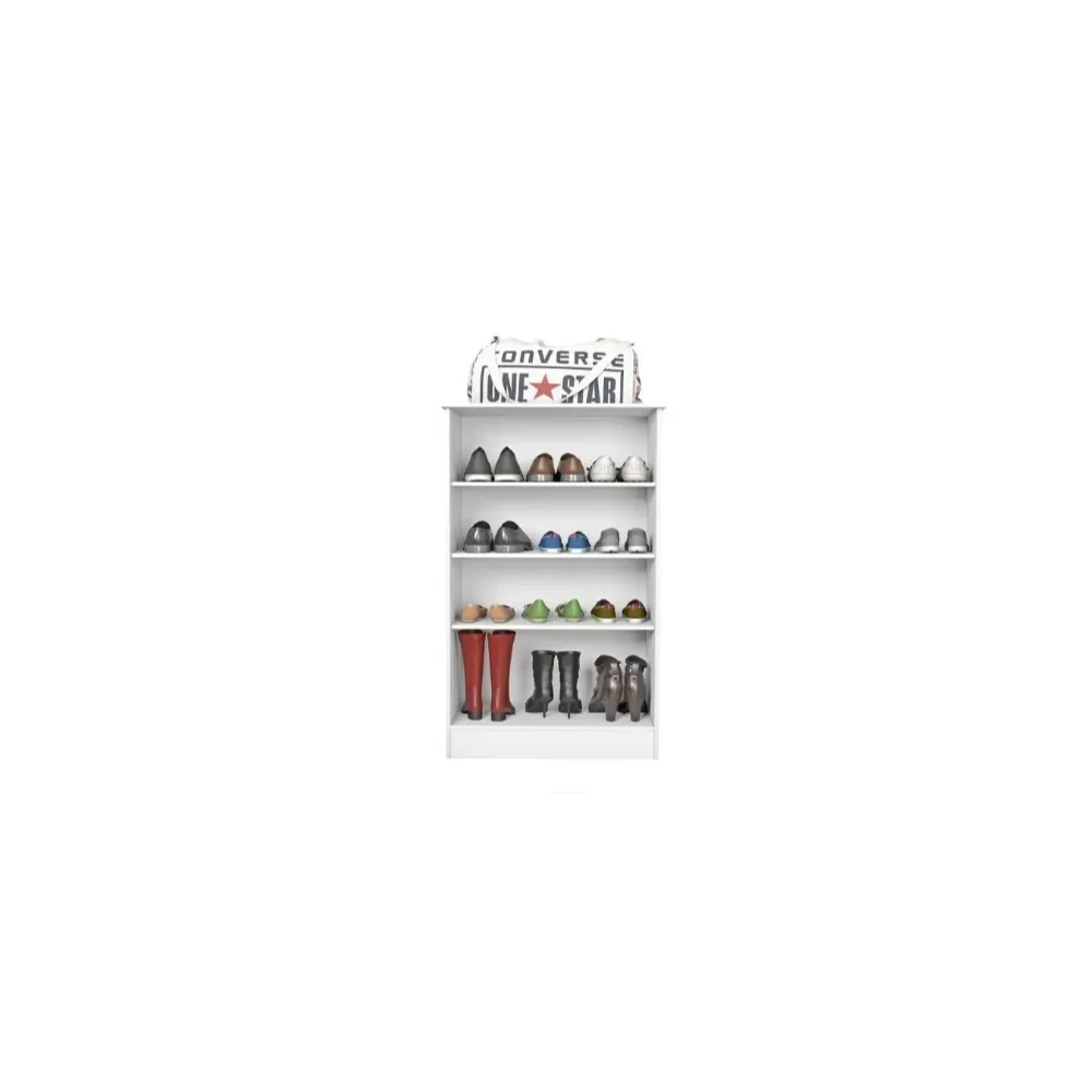 ARMARIO MULTIUSO SAPATEIRA 0.63CM 2 PORTAS ALASKA NEW BRANCO A110XL63XP37 NOTAVEL