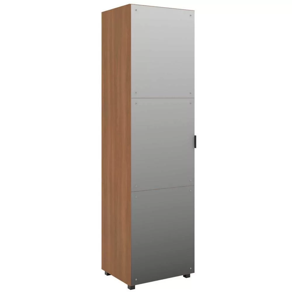 ARMÁRIO MULTIUSO SAPATEIRA 0.60CM 1 PORTA C/ESPELHO VERSA FREIJÓ 702022-02 A213XL60XP46 TELASUL 