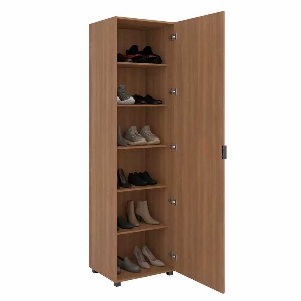 ARMÁRIO MULTIUSO SAPATEIRA 0.60CM 1 PORTA C/ESPELHO VERSA FREIJÓ 702022-02 A213XL60XP46 TELASUL 