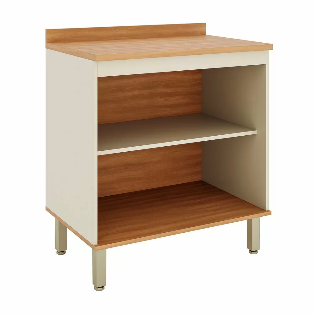 BALCÃO 0.80CM 2 PORTAS C/TAMPO CASTANHA ARENAS/FREIJÓ 915101 A93XL80XP52 TELASUL 