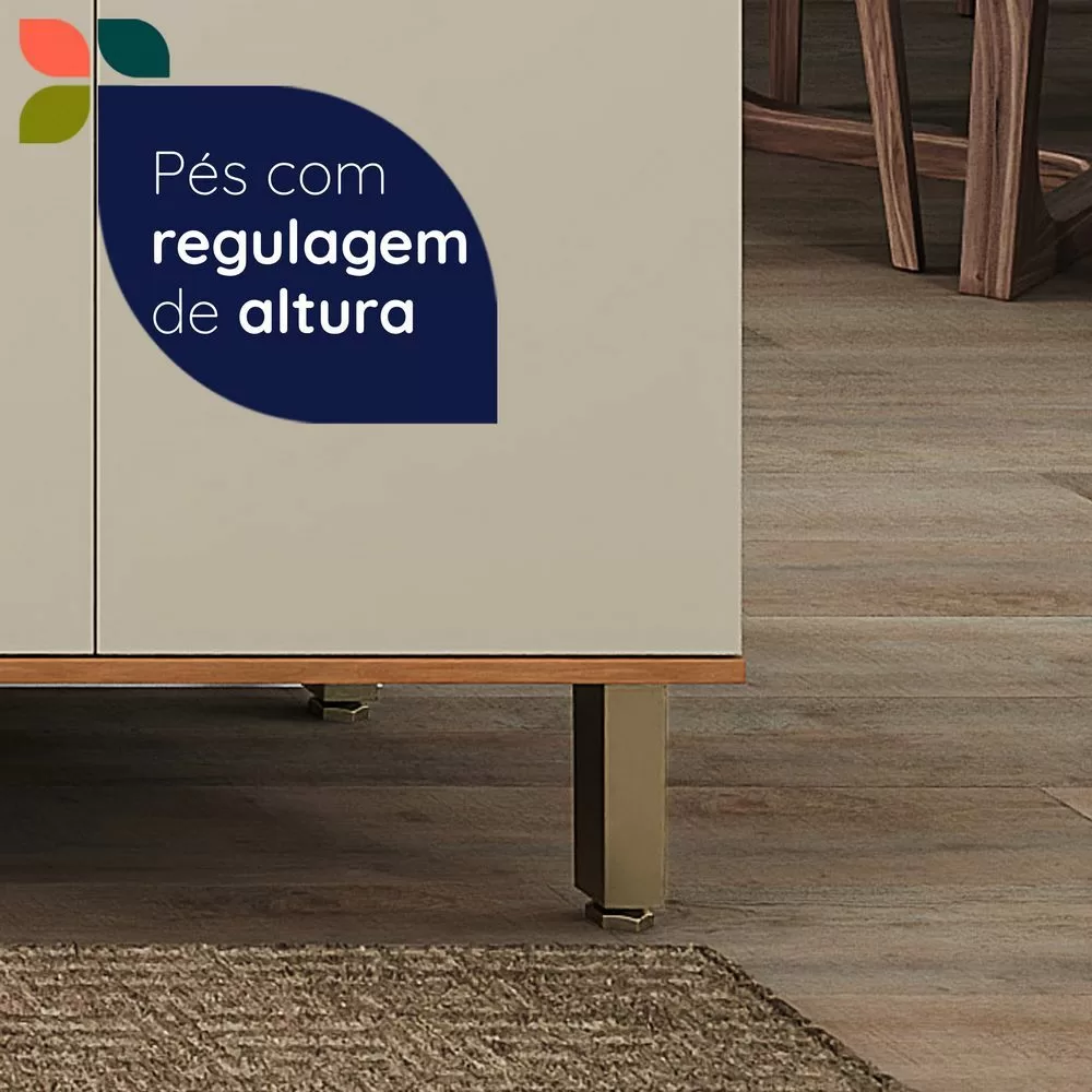 BALCÃO 0.80CM 2 PORTAS C/TAMPO CASTANHA ARENAS/FREIJÓ 915101 A93XL80XP52 TELASUL 