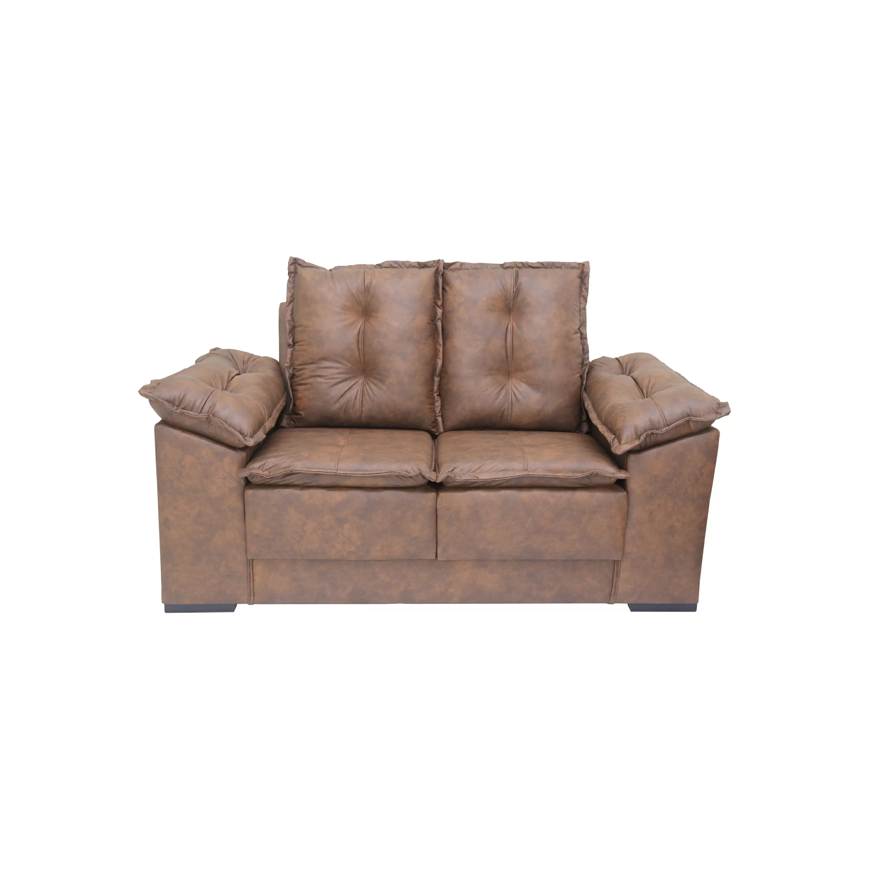 SOFA 2 LUGARES 1.50M NAPOLES CORANO OCRE MARROM A95XL150XP55 JW