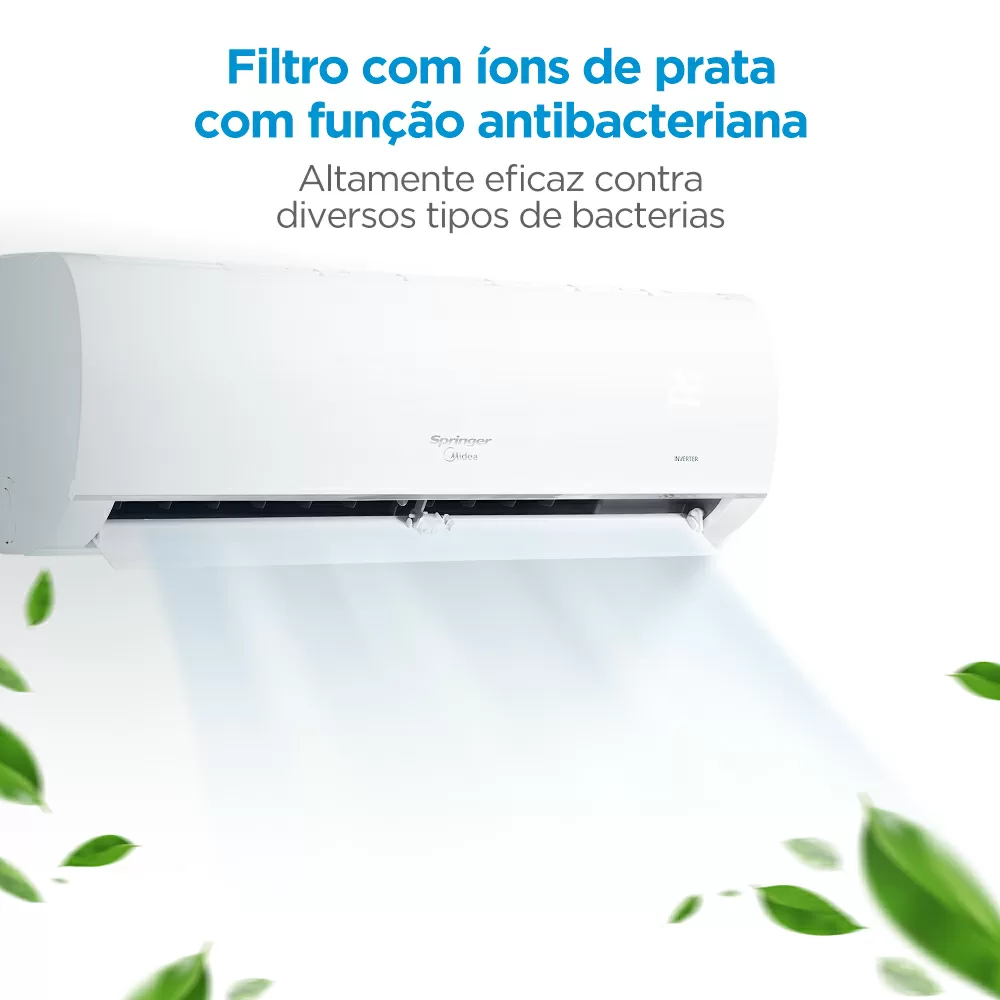 AR CONDICIONADO SPLIT INVERTER SPRINGER MIDEA AIRVOLUTION FRIO 12000BTUS 38TVCI12S5/42AFVCI12S5 220V