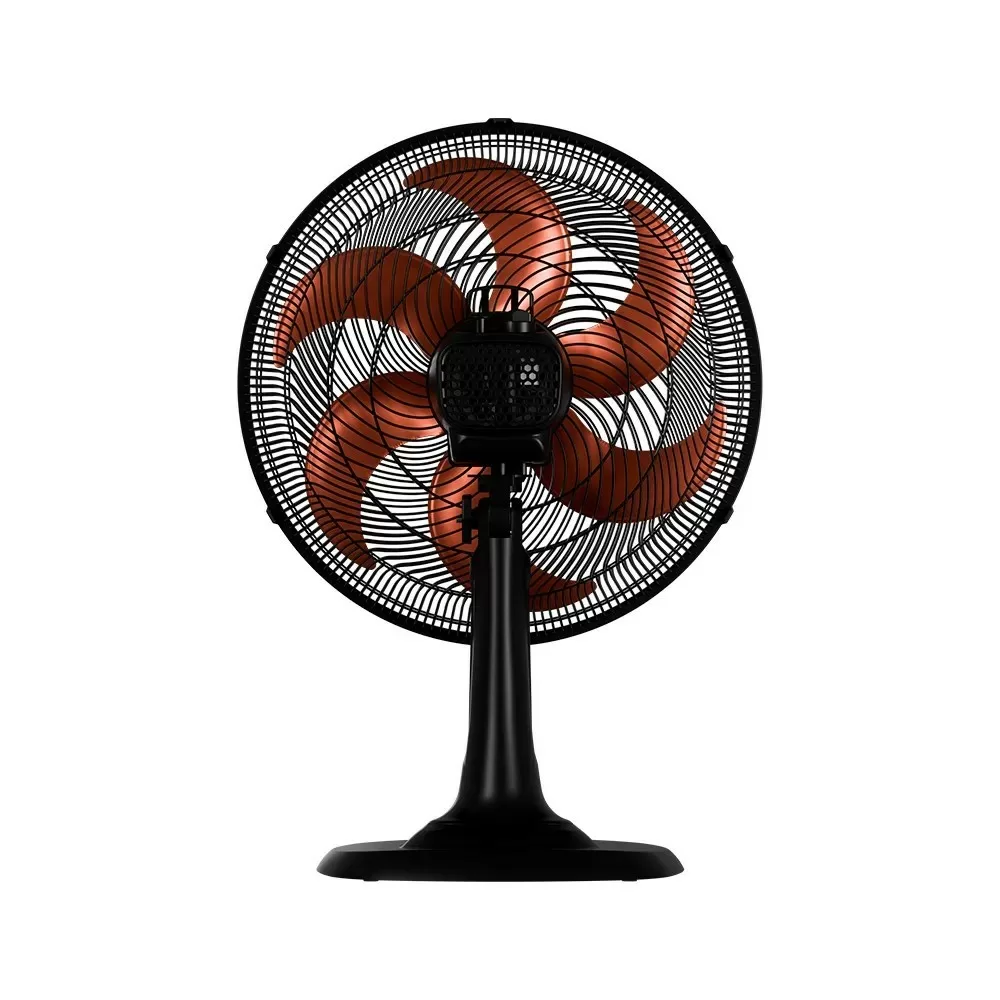 VENTILADOR DE MESA VENTISOL 40CM OSC TURBO 6 PÁS 80W PREMIUM BRONZE 220V