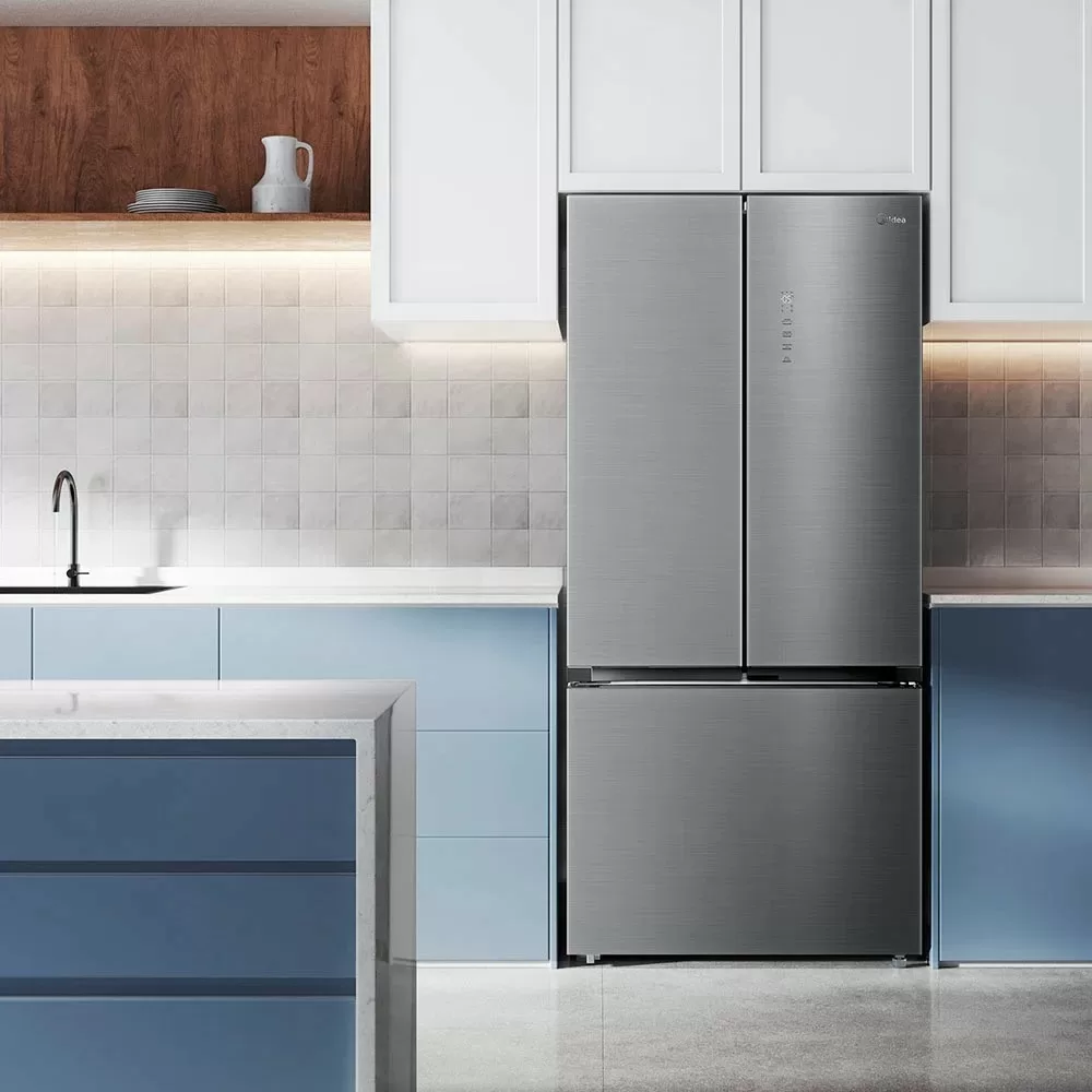 GELADEIRA MIDEA FROST FREE MULTIDOOR MDRM905MMD463 INVERTER 672L