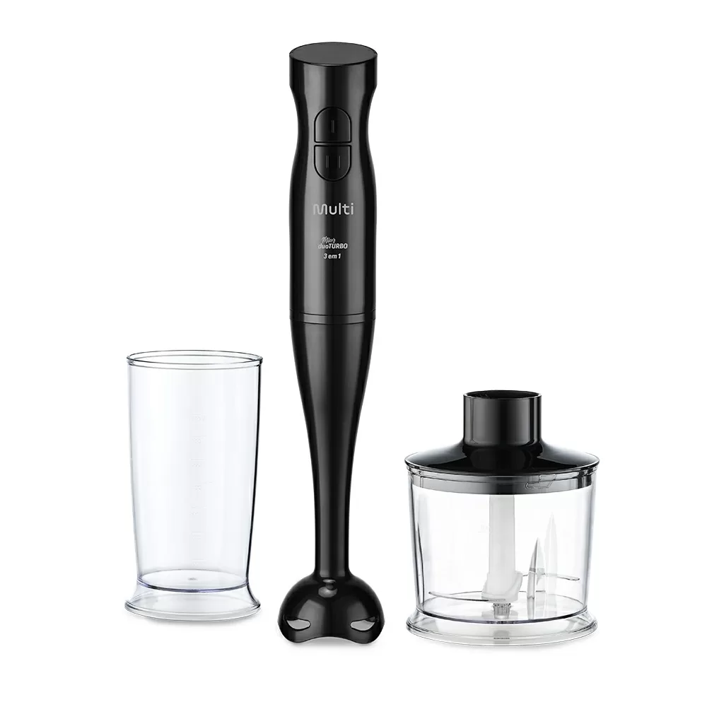 MIXER 3 EM 1 MULTI GO020 200W PRETO 220V